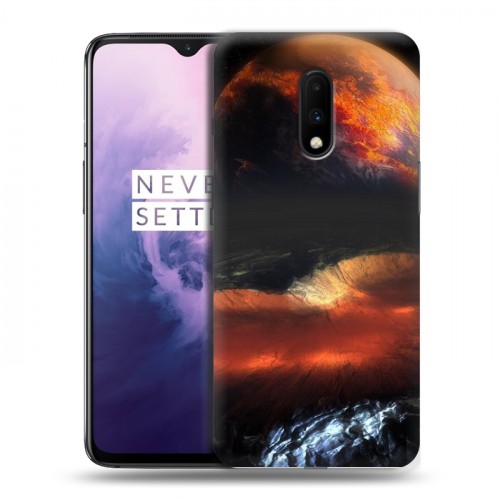 Дизайнерский пластиковый чехол для OnePlus 7 Астероид