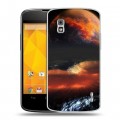 Дизайнерский пластиковый чехол для LG Google Nexus 4 Астероид