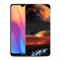 Дизайнерский силиконовый с усиленными углами чехол для Xiaomi RedMi 8A Астероид