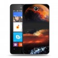 Дизайнерский силиконовый чехол для Microsoft Lumia 430 Dual SIM Астероид