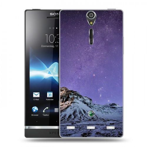 Дизайнерский пластиковый чехол для Sony Xperia S Млечный путь