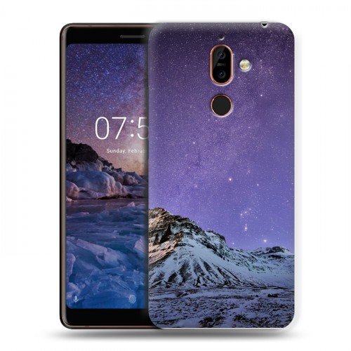 Дизайнерский пластиковый чехол для Nokia 7 Plus Млечный путь