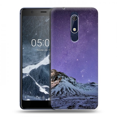 Дизайнерский пластиковый чехол для Nokia 5.1 Млечный путь