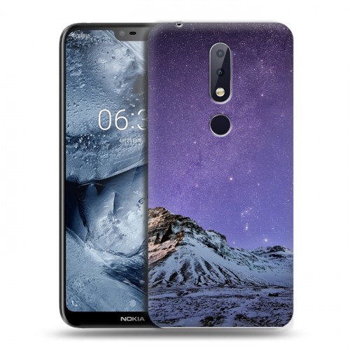 Дизайнерский пластиковый чехол для Nokia 6.1 Plus Млечный путь