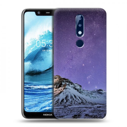 Дизайнерский силиконовый чехол для Nokia 5.1 Plus Млечный путь