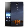 Дизайнерский пластиковый чехол для Sony Xperia TX Млечный путь