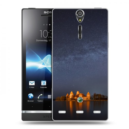 Дизайнерский пластиковый чехол для Sony Xperia S Млечный путь