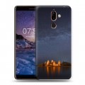 Дизайнерский пластиковый чехол для Nokia 7 Plus Млечный путь