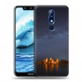 Дизайнерский пластиковый чехол для Nokia 5.1 Plus Млечный путь