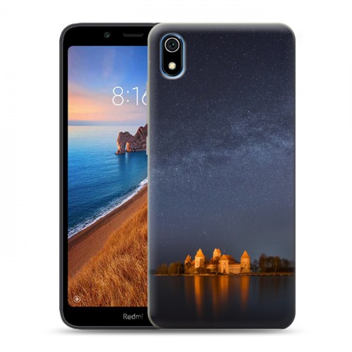 Дизайнерский силиконовый чехол для Xiaomi RedMi 7A Млечный путь