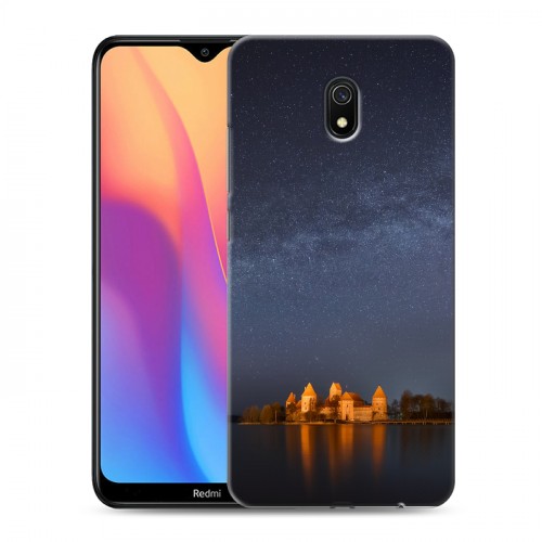 Дизайнерский силиконовый с усиленными углами чехол для Xiaomi RedMi 8A Млечный путь