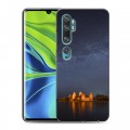 Дизайнерский силиконовый с усиленными углами чехол для Xiaomi Mi Note 10 Млечный путь