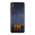 Дизайнерский силиконовый чехол для Huawei Y8p Млечный путь