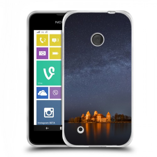 Дизайнерский пластиковый чехол для Nokia Lumia 530 Млечный путь