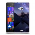 Дизайнерский пластиковый чехол для Microsoft Lumia 540 Млечный путь