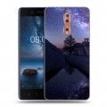 Дизайнерский пластиковый чехол для Nokia 8 Млечный путь