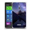 Дизайнерский силиконовый чехол для Nokia XL Млечный путь