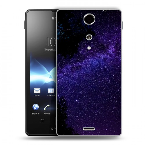 Дизайнерский пластиковый чехол для Sony Xperia TX Млечный путь