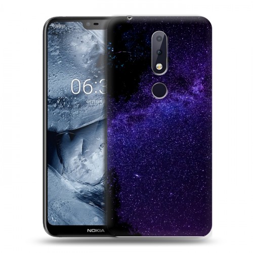 Дизайнерский пластиковый чехол для Nokia 6.1 Plus Млечный путь