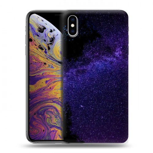 Дизайнерский силиконовый чехол для Iphone Xs Max Млечный путь