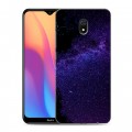 Дизайнерский силиконовый с усиленными углами чехол для Xiaomi RedMi 8A Млечный путь