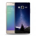 Дизайнерский пластиковый чехол для Samsung Z3 Млечный путь