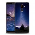 Дизайнерский пластиковый чехол для Nokia 7 Plus Млечный путь