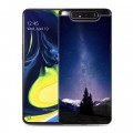 Дизайнерский пластиковый чехол для Samsung Galaxy A80 Млечный путь