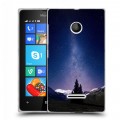 Дизайнерский пластиковый чехол для Microsoft Lumia 435 Млечный путь