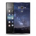 Дизайнерский пластиковый чехол для Sony Xperia acro S Млечный путь