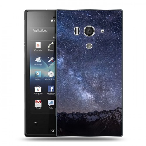 Дизайнерский пластиковый чехол для Sony Xperia acro S Млечный путь