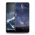 Дизайнерский силиконовый чехол для Nokia 3.1 Млечный путь