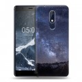 Дизайнерский пластиковый чехол для Nokia 5.1 Млечный путь