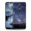 Дизайнерский пластиковый чехол для Nokia 6.1 Plus Млечный путь