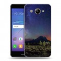 Дизайнерский пластиковый чехол для Huawei Y3 (2017) Млечный путь