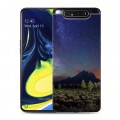 Дизайнерский пластиковый чехол для Samsung Galaxy A80 Млечный путь