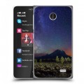 Дизайнерский пластиковый чехол для Nokia X Млечный путь