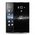 Дизайнерский пластиковый чехол для Sony Xperia acro S Млечный путь