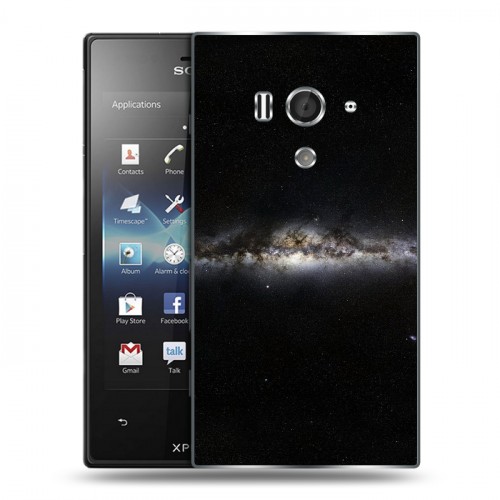 Дизайнерский пластиковый чехол для Sony Xperia acro S Млечный путь