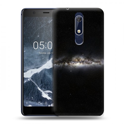 Дизайнерский пластиковый чехол для Nokia 5.1 Млечный путь