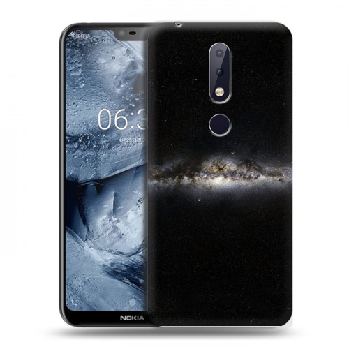 Дизайнерский силиконовый чехол для Nokia 6.1 Plus Млечный путь