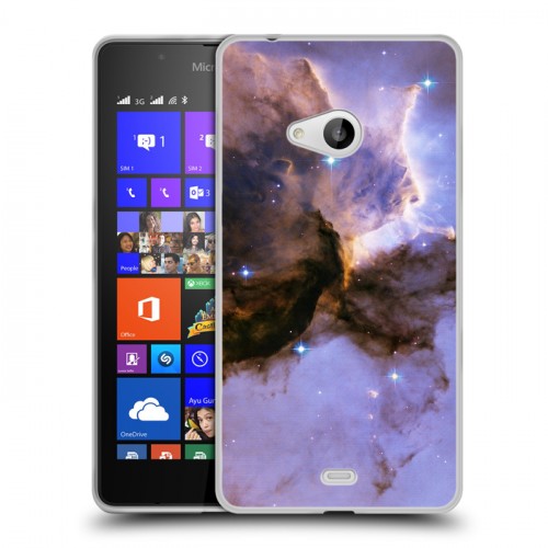 Дизайнерский пластиковый чехол для Microsoft Lumia 540 Млечный путь