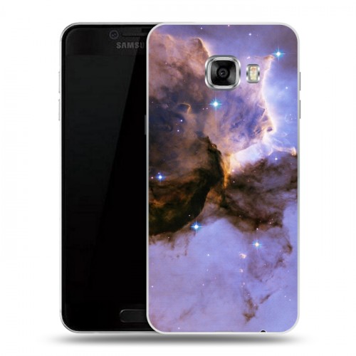 Дизайнерский пластиковый чехол для Samsung Galaxy C7 Млечный путь
