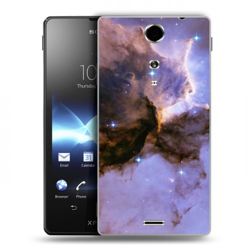 Дизайнерский пластиковый чехол для Sony Xperia TX Млечный путь