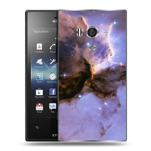 Дизайнерский пластиковый чехол для Sony Xperia acro S Млечный путь