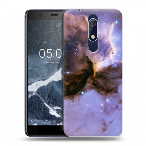 Дизайнерский пластиковый чехол для Nokia 5.1 Млечный путь