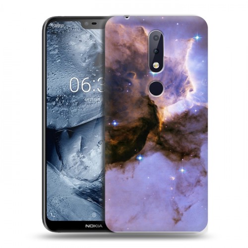 Дизайнерский пластиковый чехол для Nokia 6.1 Plus Млечный путь