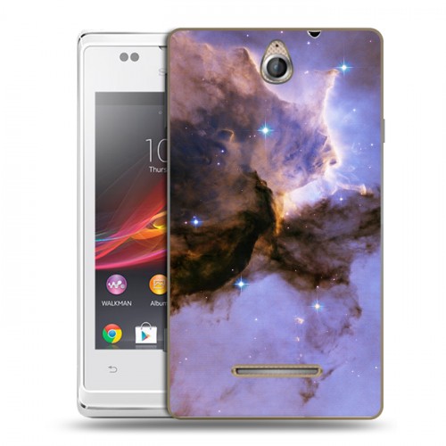 Дизайнерский пластиковый чехол для Sony Xperia E Млечный путь