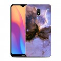 Дизайнерский силиконовый с усиленными углами чехол для Xiaomi RedMi 8A Млечный путь