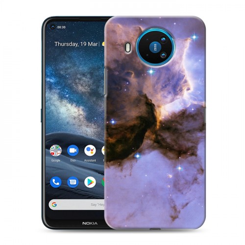 Дизайнерский силиконовый чехол для Nokia 8.3 Млечный путь